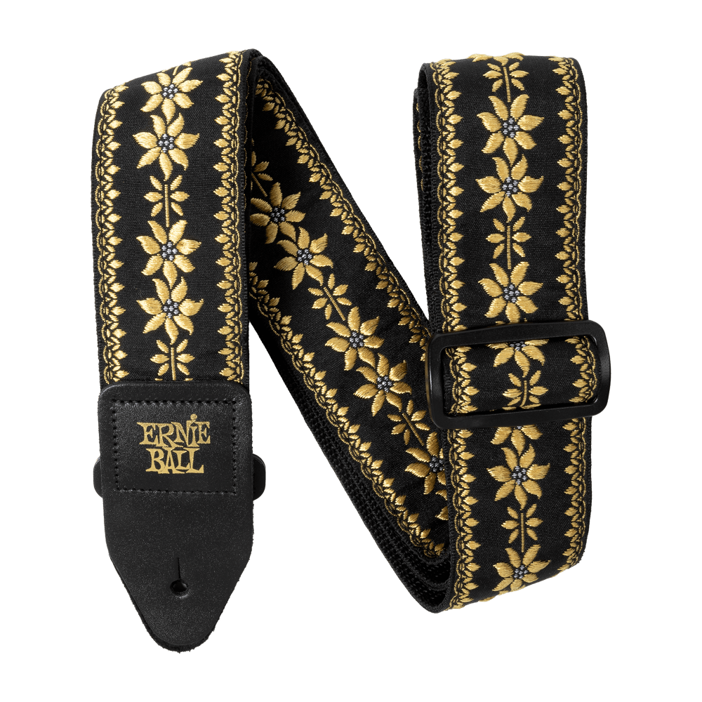 Ernie Ball P05635 Classic Jacquard Guitar Strap/Bass Strap - Flower Crown
