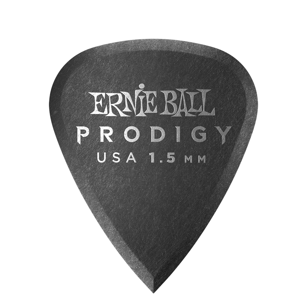 Ernie Ball P09199 Prodigy Guitar Picks - Standard 1.5MM (6 Pack) - Black