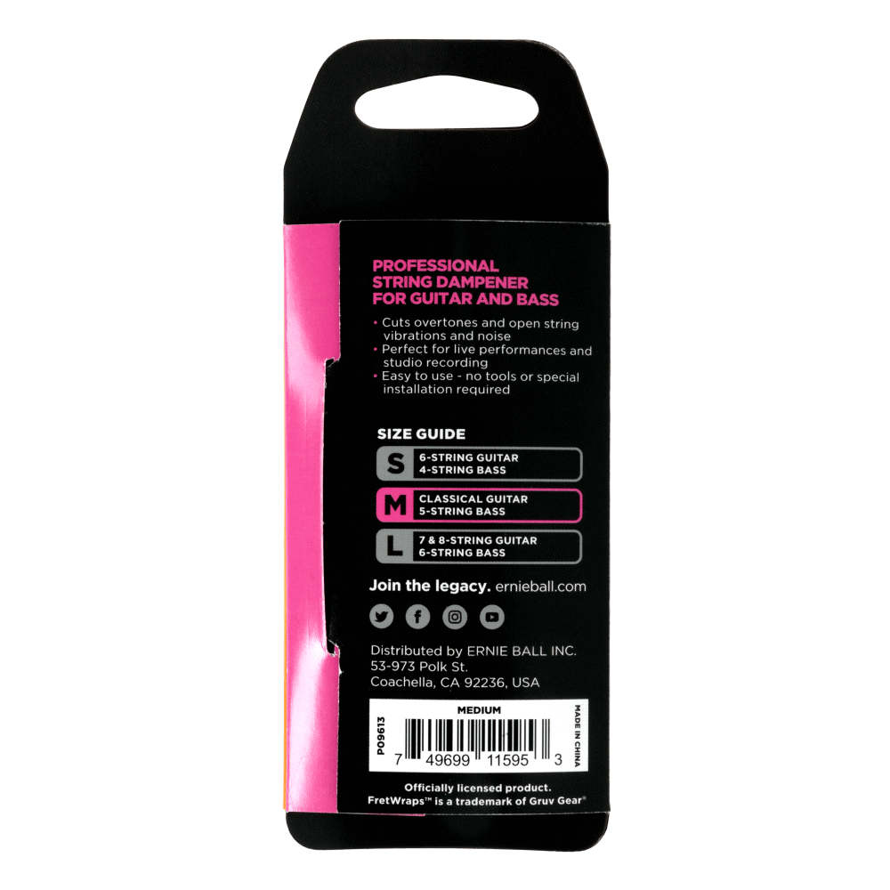 Ernie Ball P09613 Fretwrap by Gruv Gear - Medium