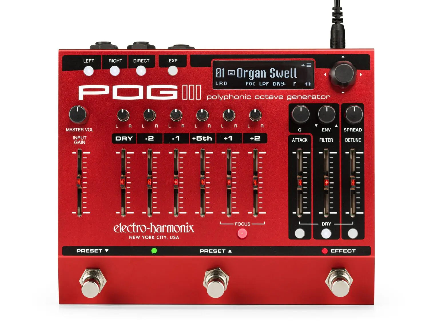 Electro-Harmonix POG3 Polyphonic Octave Generator Pedal