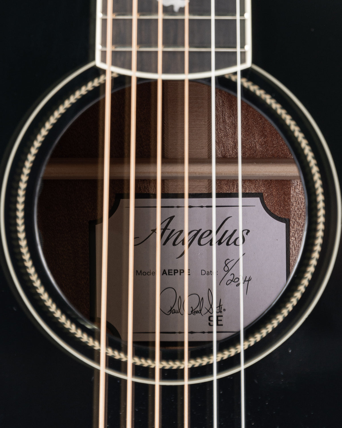 PRS AE20E Angelus Acoustic-Electric Guitar - Gloss Black
