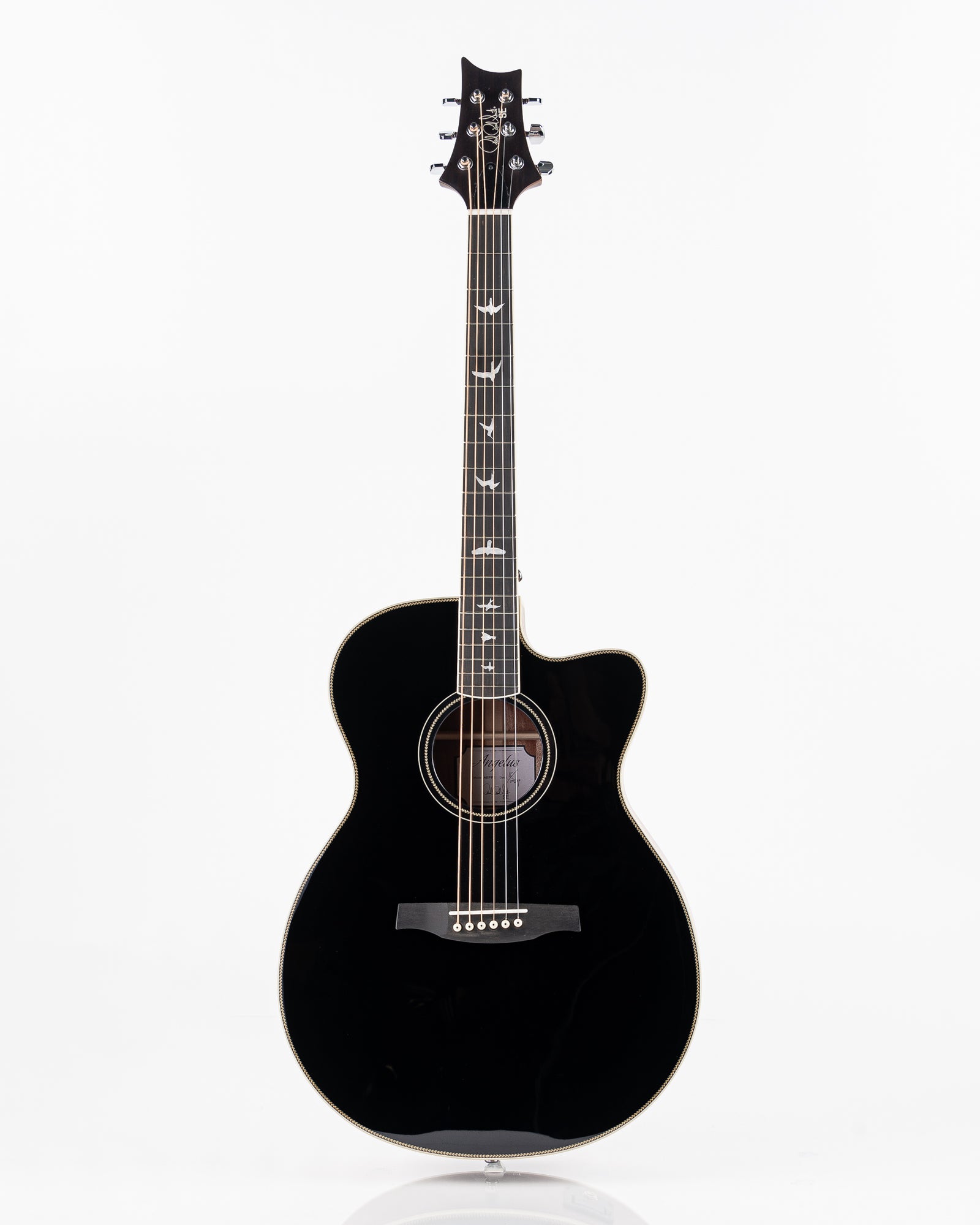 PRS AE20E Angelus Acoustic-Electric Guitar - Gloss Black