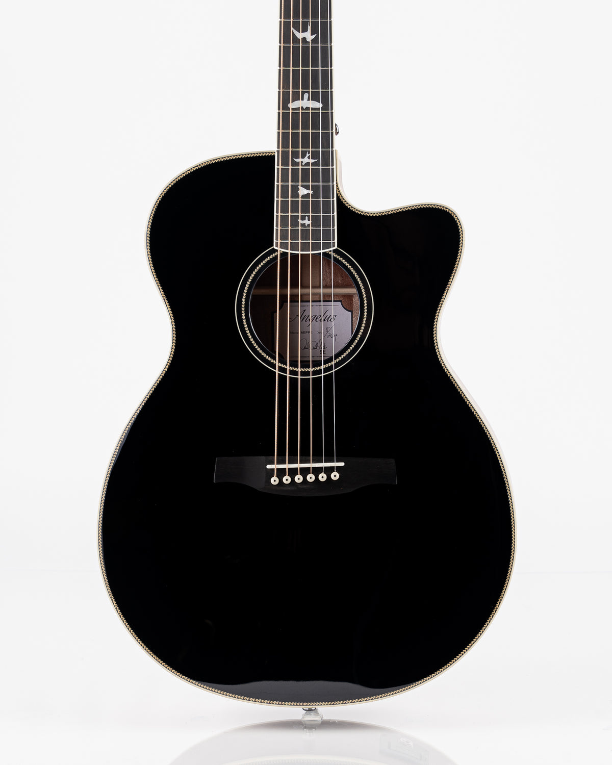 PRS AE20E Angelus Acoustic-Electric Guitar - Gloss Black