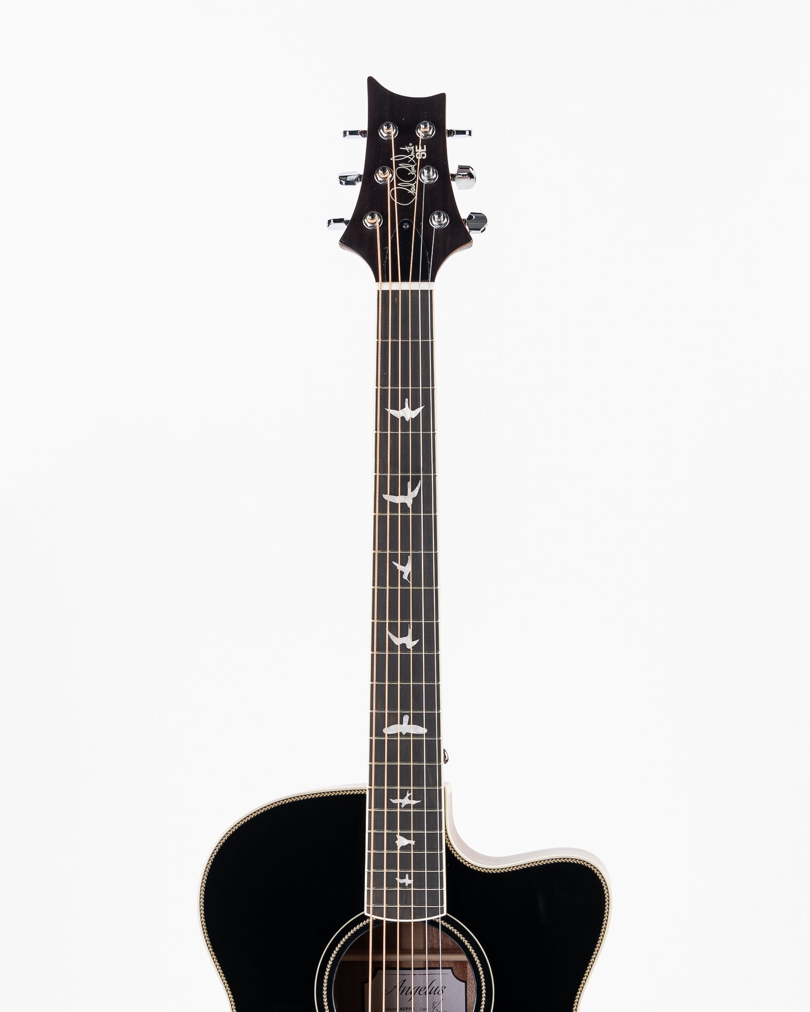 PRS AE20E Angelus Acoustic-Electric Guitar - Gloss Black