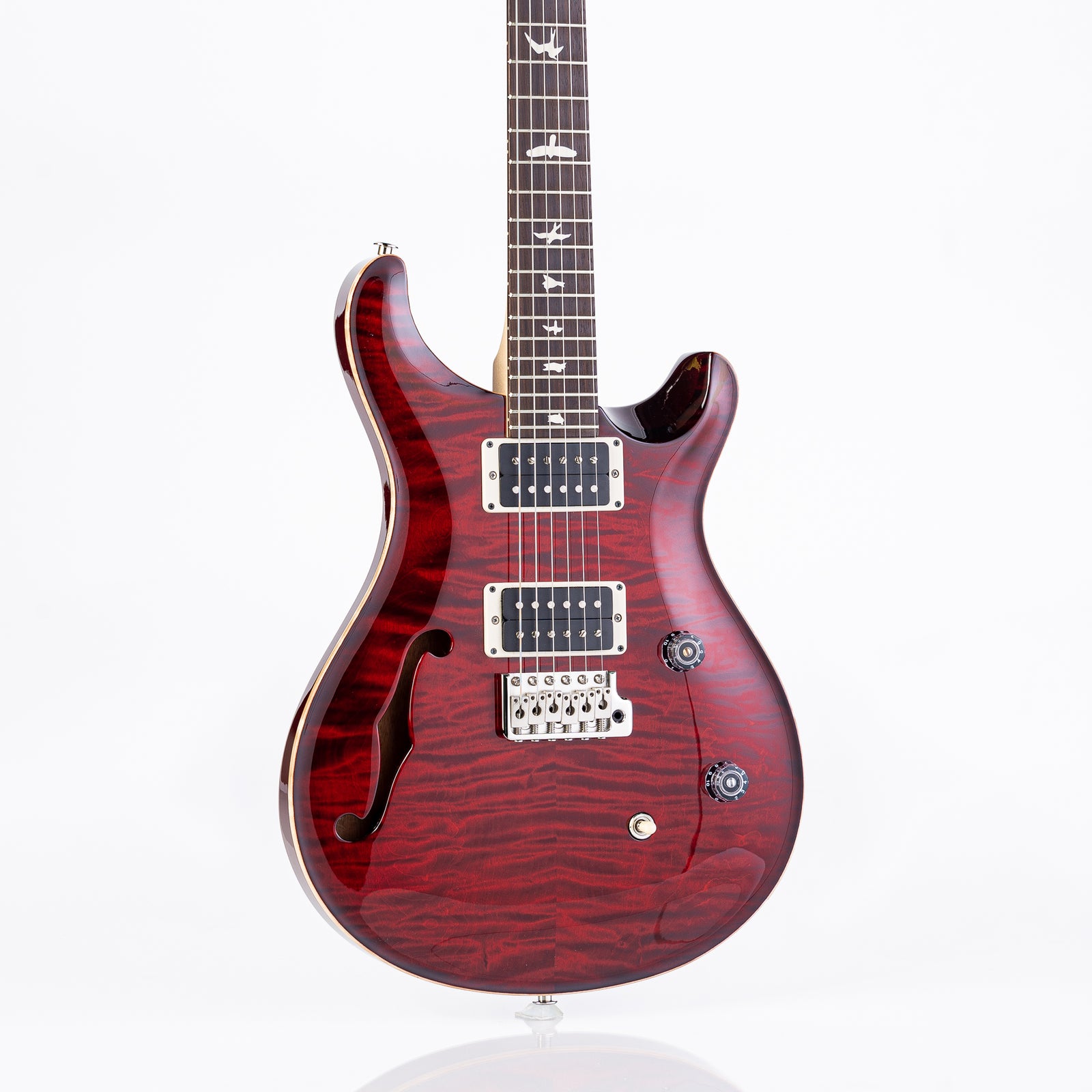 PRS CE 24 Semi-Hollow Electric Guitar- Fire Red Burst