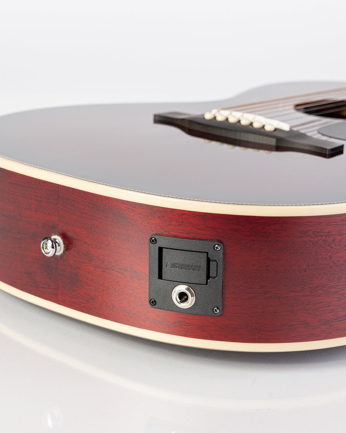 PRS SE P20E Tonare Parlor Acoustic Electric Guitar - Fire Red Burst