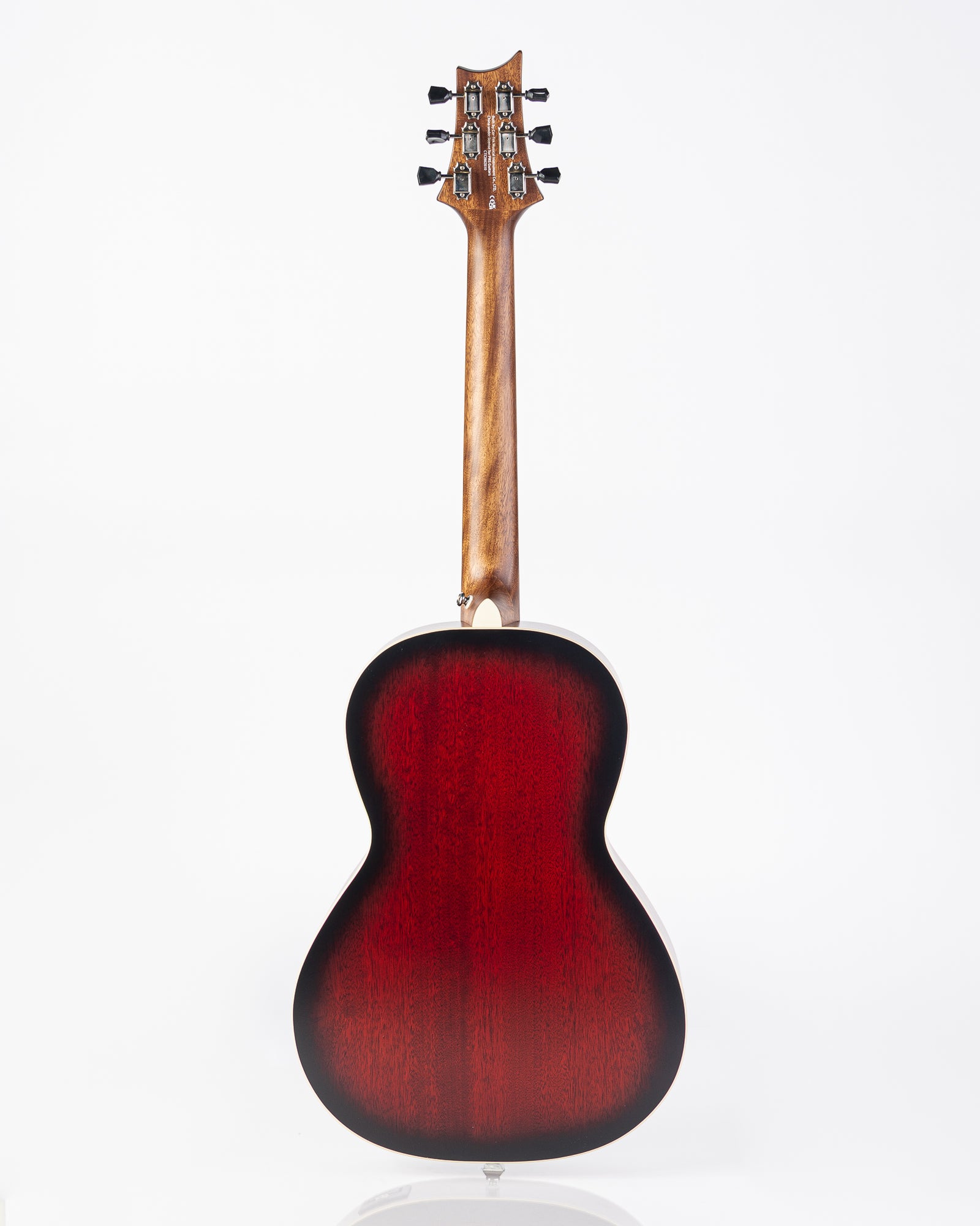 PRS SE P20E Tonare Parlor Acoustic Electric Guitar - Fire Red Burst
