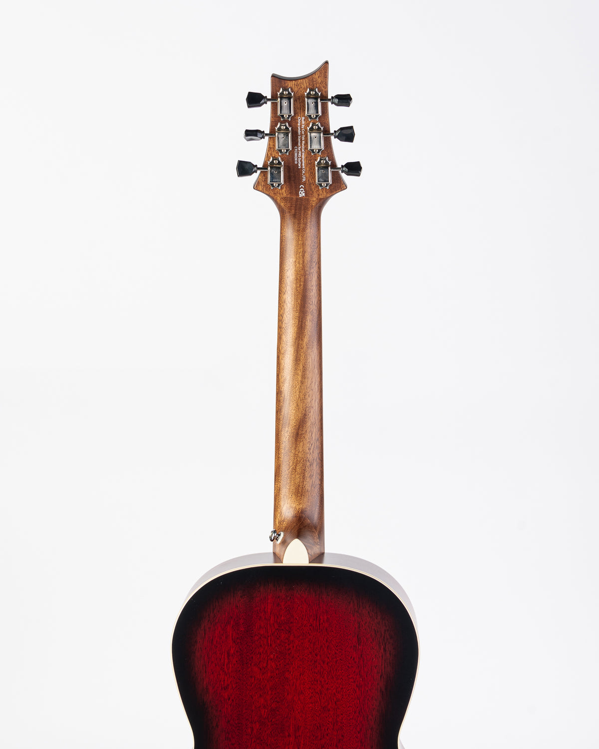 PRS SE P20E Tonare Parlor Acoustic Electric Guitar - Fire Red Burst