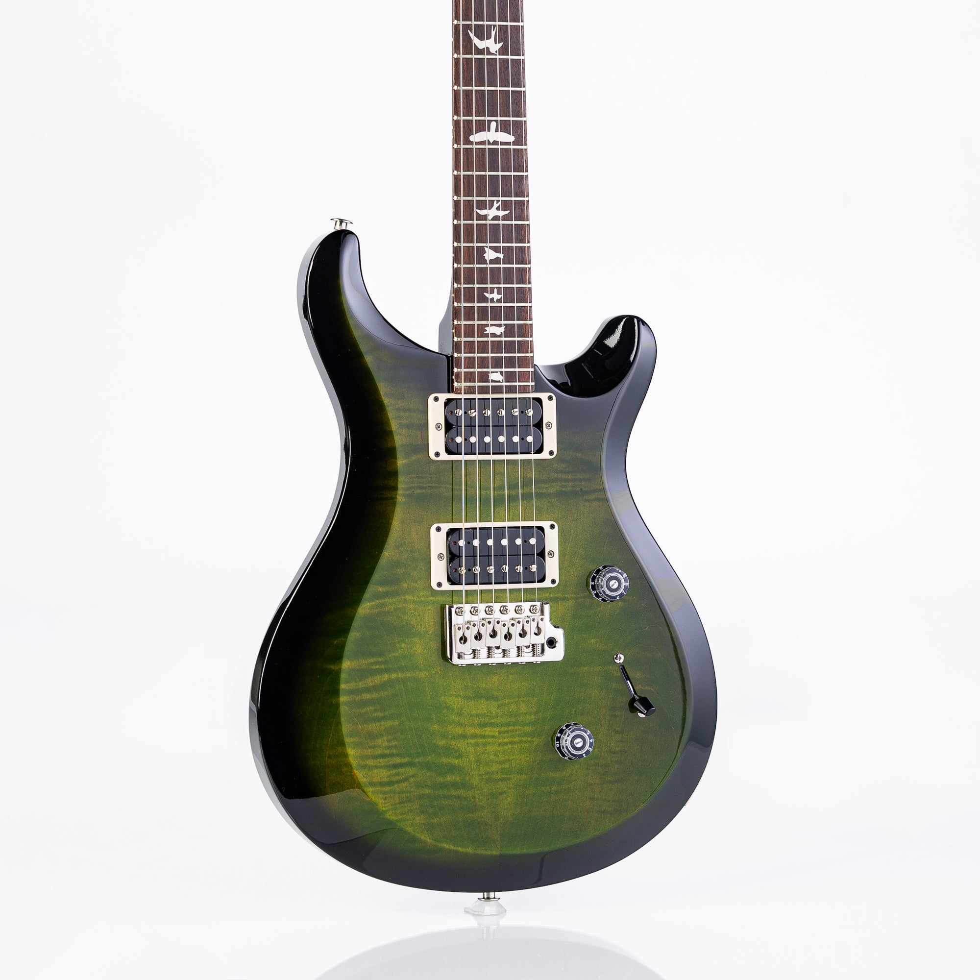 PRS S2 Custom 24 Emerald Green With Black Wrap Custom Color