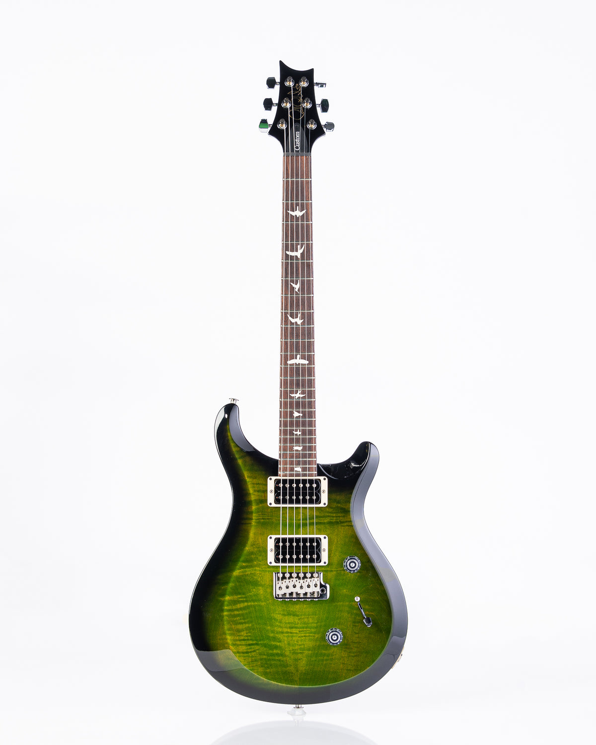 PRS S2 Custom 24 Electric Guitar - Emerald Green With Black Wrap Custom Color