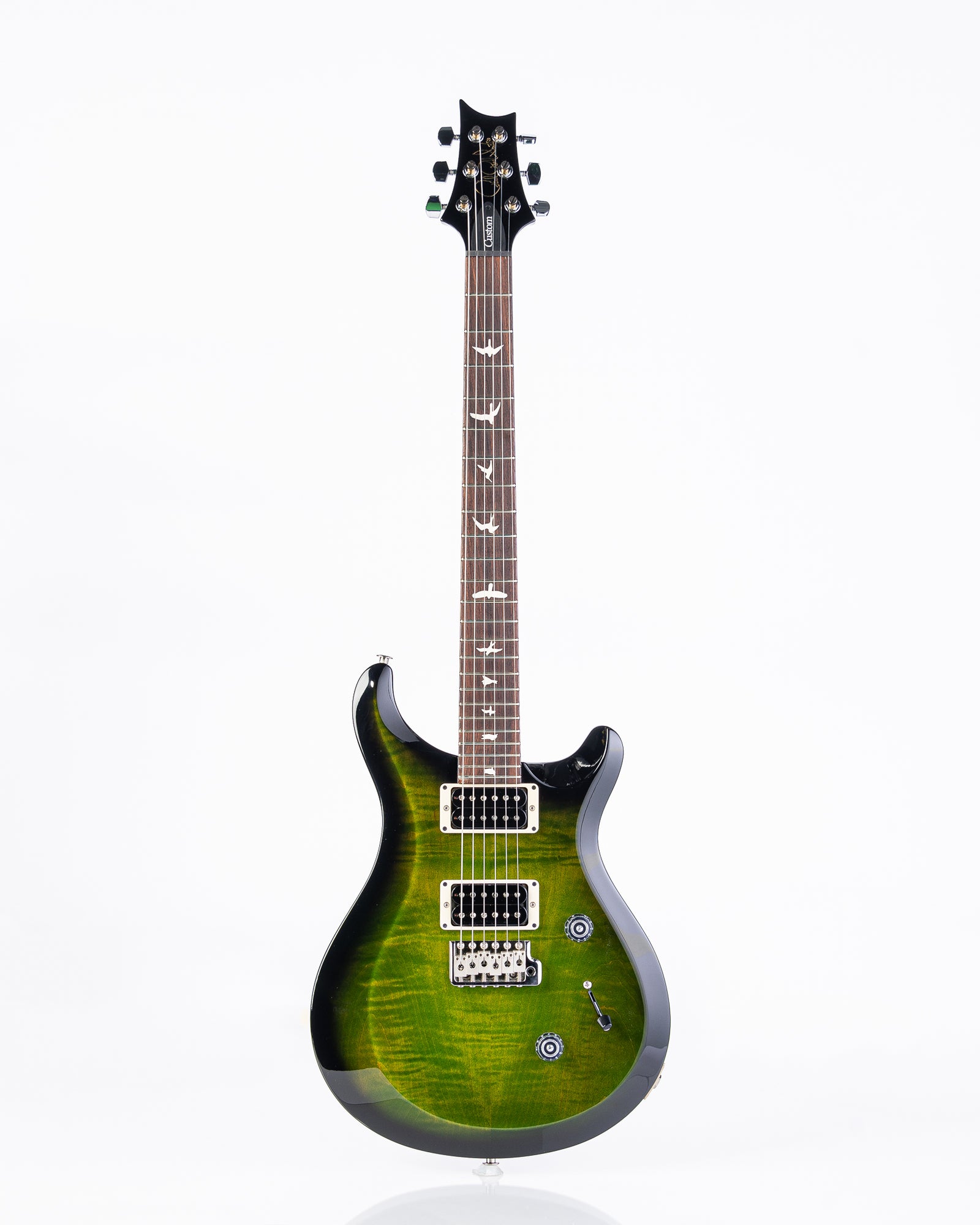 PRS S2 Custom 24 Electric Guitar - Emerald Green With Black Wrap Custom Color