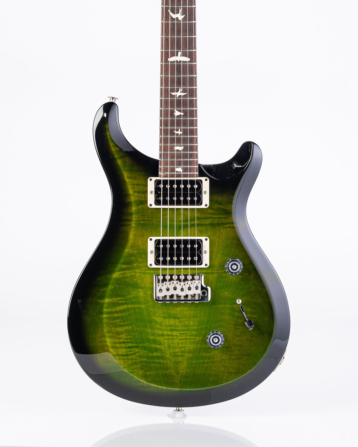 PRS S2 Custom 24 Electric Guitar - Emerald Green With Black Wrap Custom Color