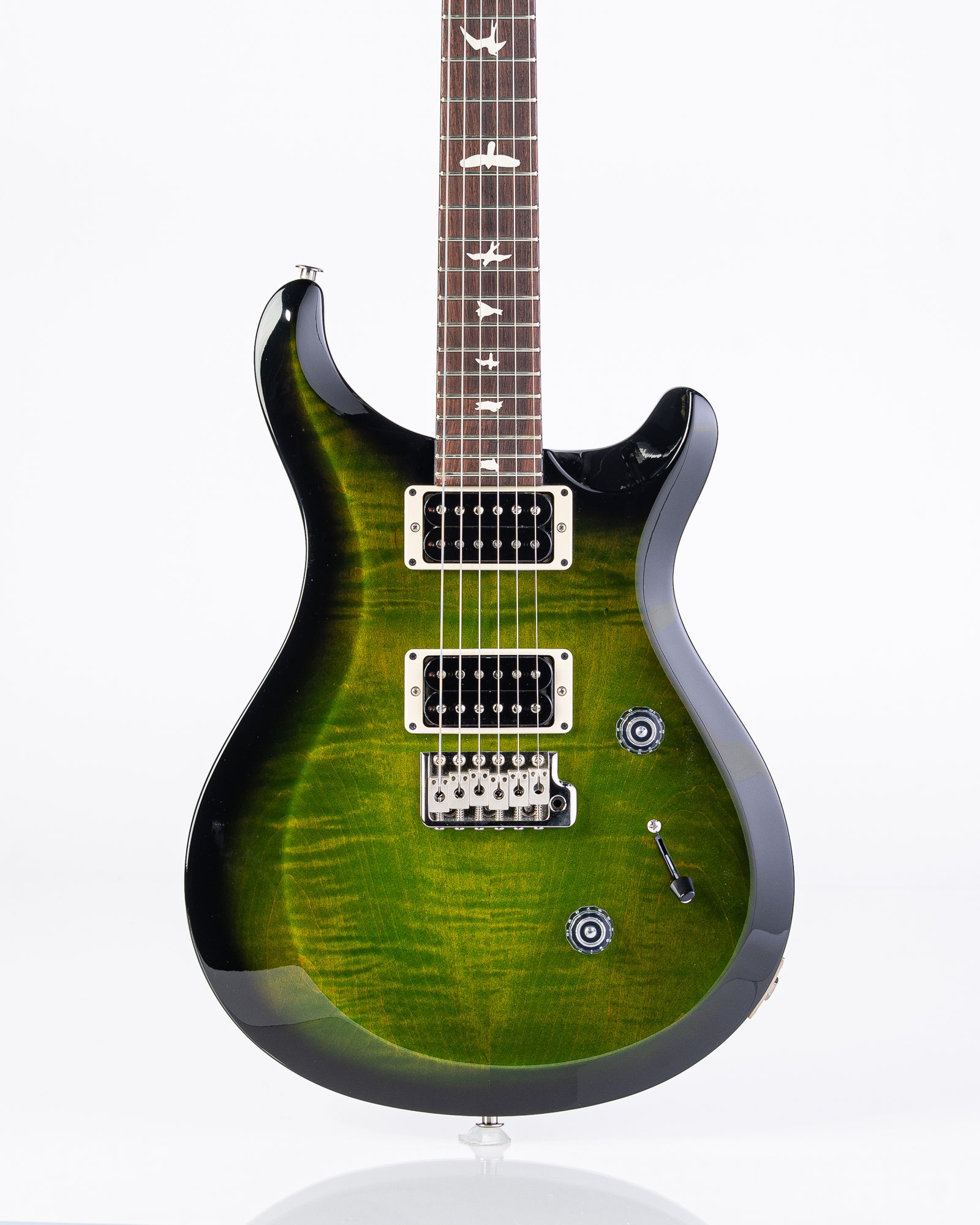 PRS S2 Custom 24 Electric Guitar - Emerald Green With Black Wrap Custom Color
