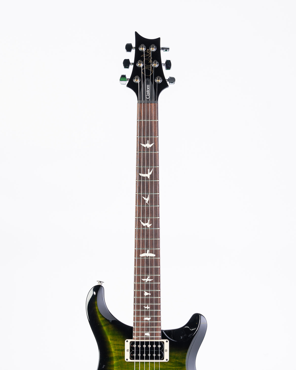 PRS S2 Custom 24 Electric Guitar - Emerald Green With Black Wrap Custom Color