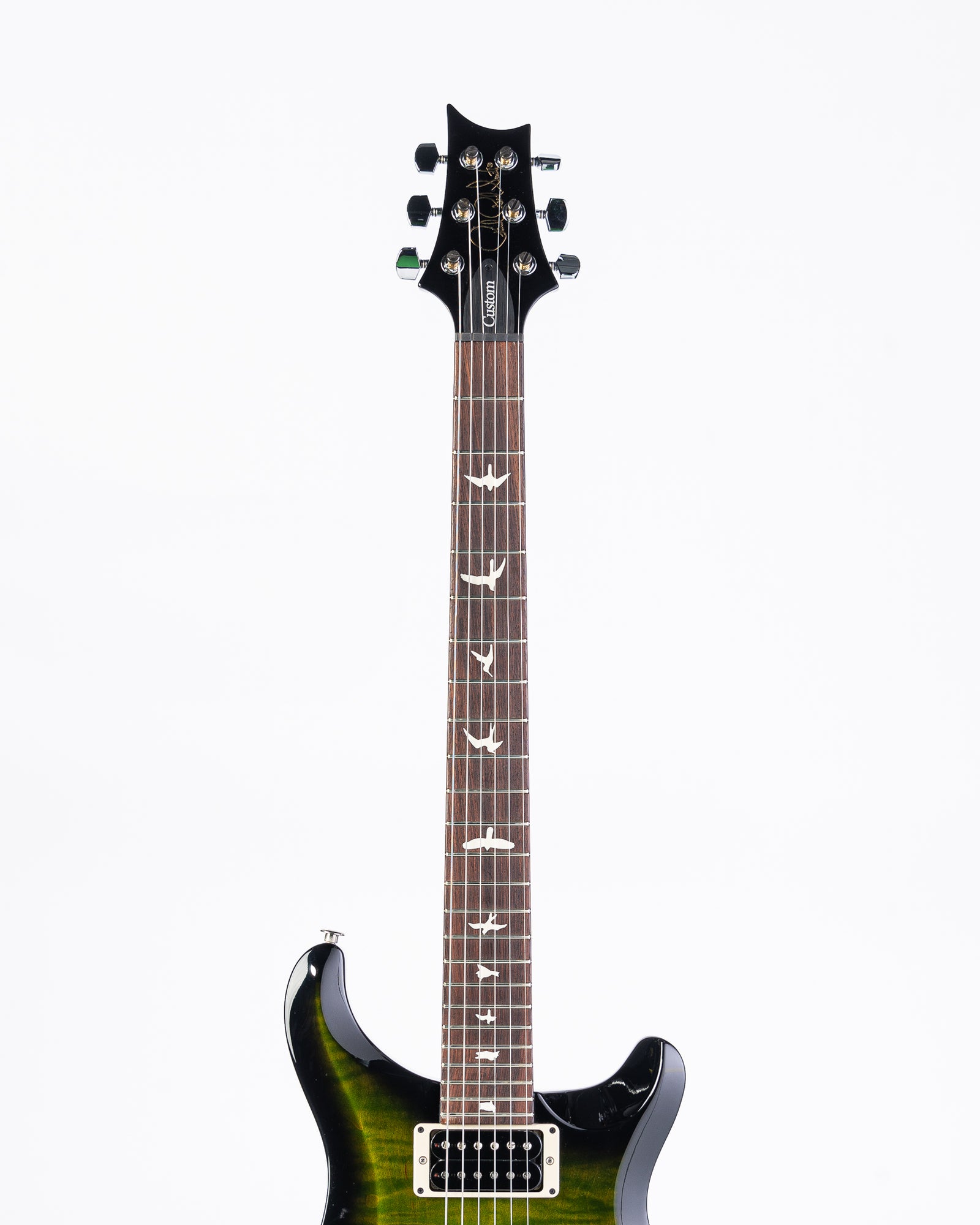 PRS S2 Custom 24 Electric Guitar - Emerald Green With Black Wrap Custom Color