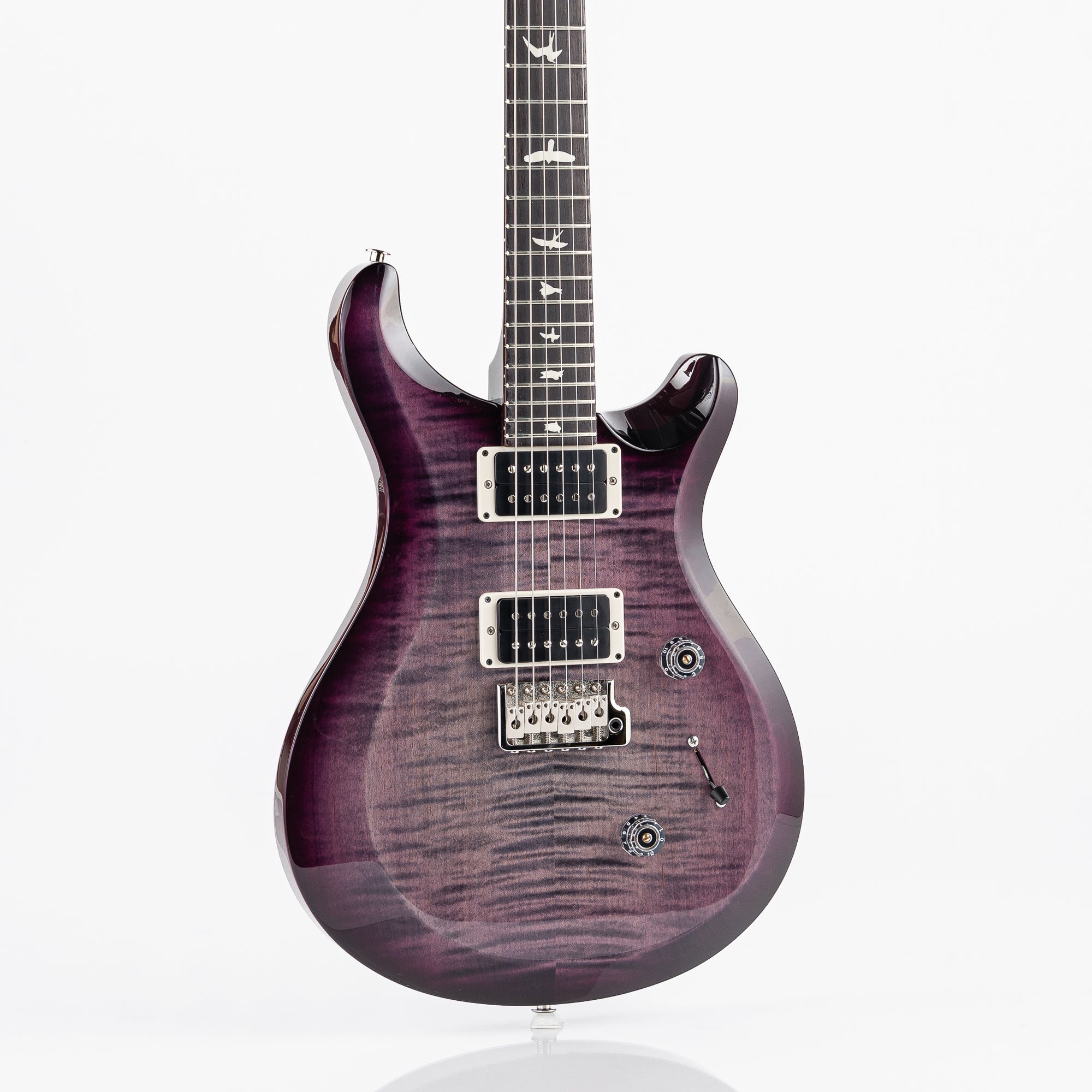 PRS S2 Custom 24 Electric Guitar - Faded Gray Black Purple Burst