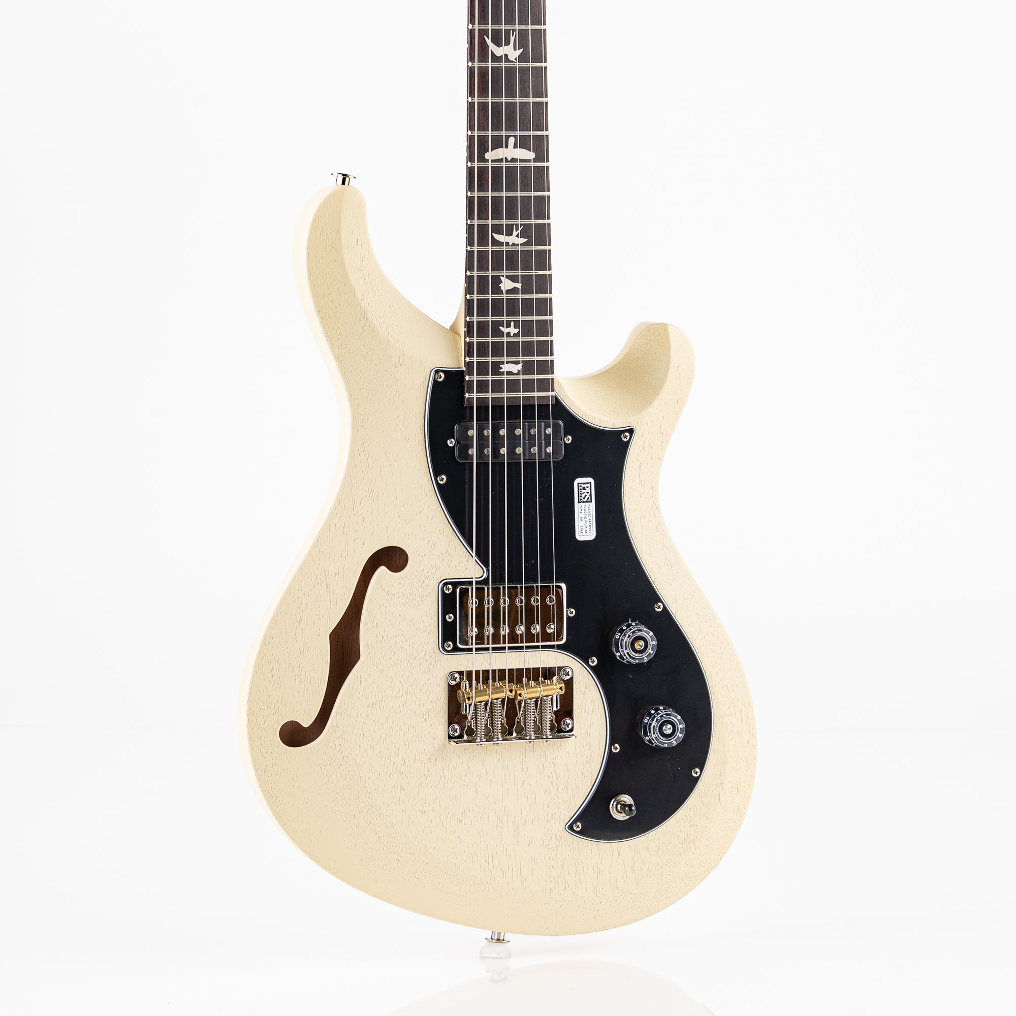 PRS S2 Vela Semi-Hollow Electric Guitar - Satin Antique White