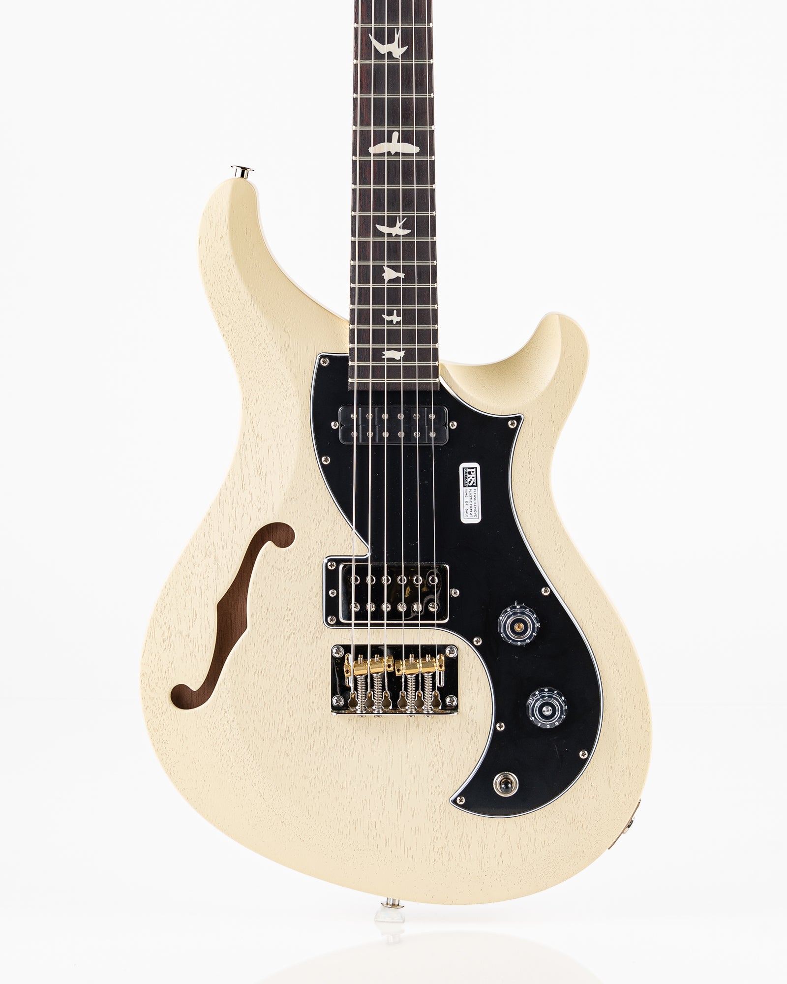 PRS S2 Vela Semi-Hollow Electric Guitar - Satin Antique White