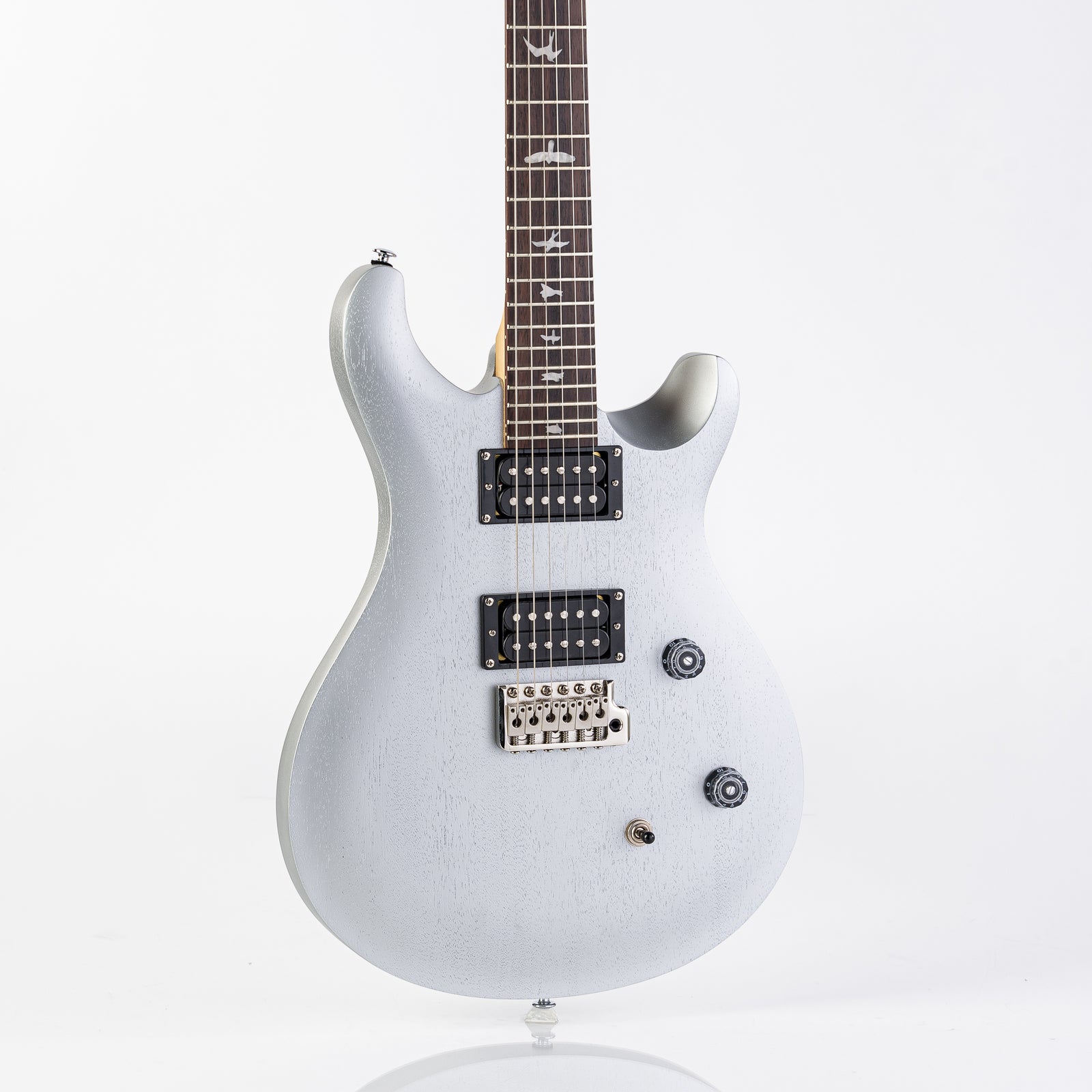 PRS SE CE 24 Standard Satin Electric Guitar - Metallic Silver Satin