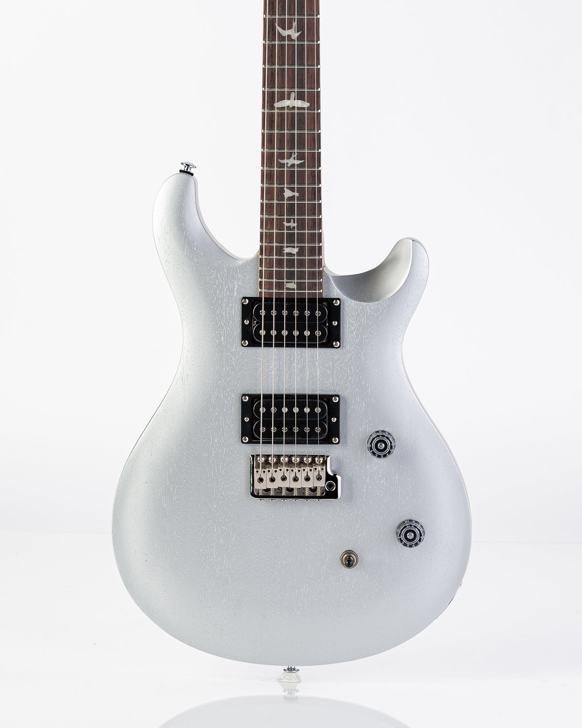 PRS SE CE 24 Standard Satin Electric Guitar - Metallic Silver Satin