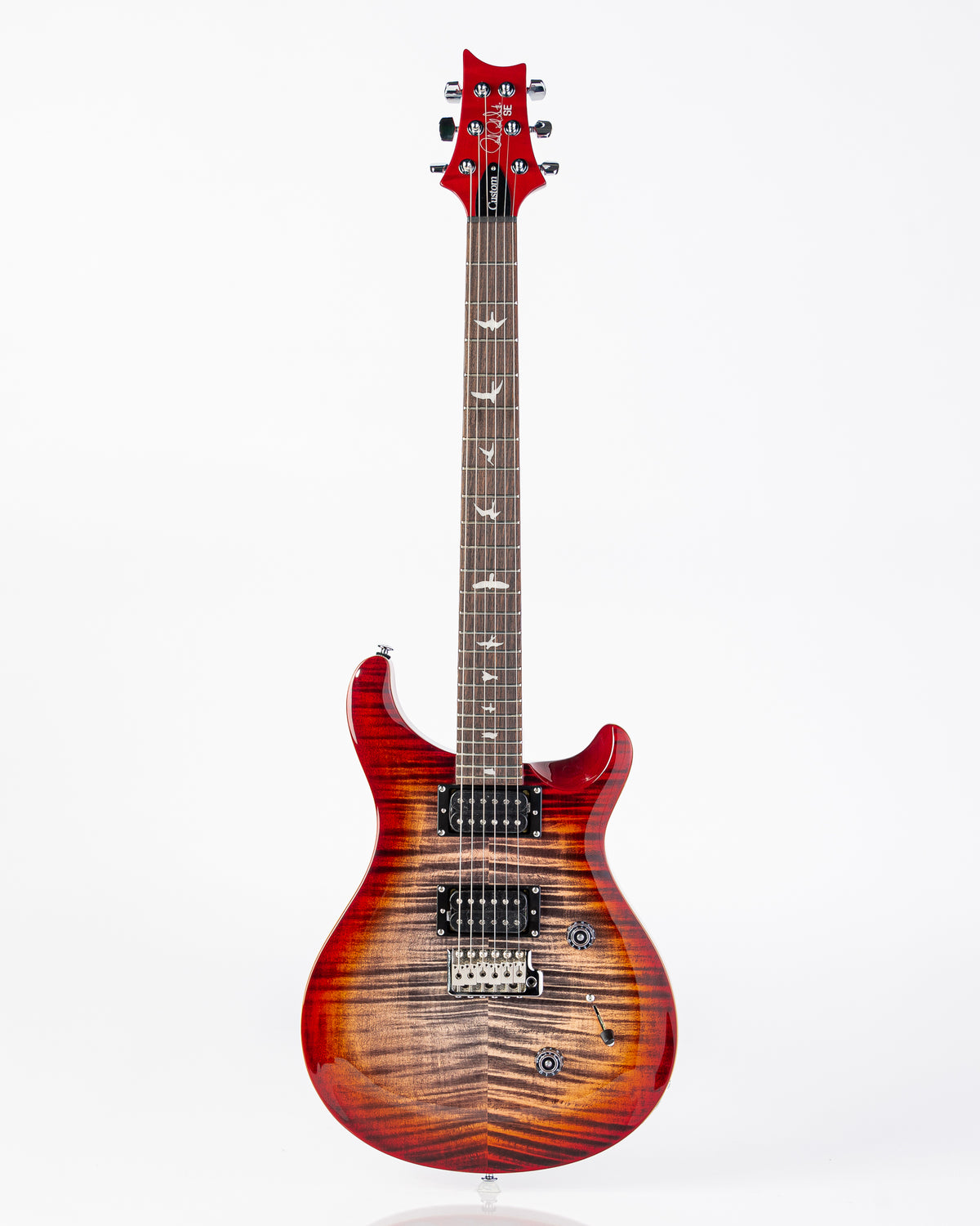 PRS SE Custom 24 Electric Guitar - Charcoal Cherry Burst