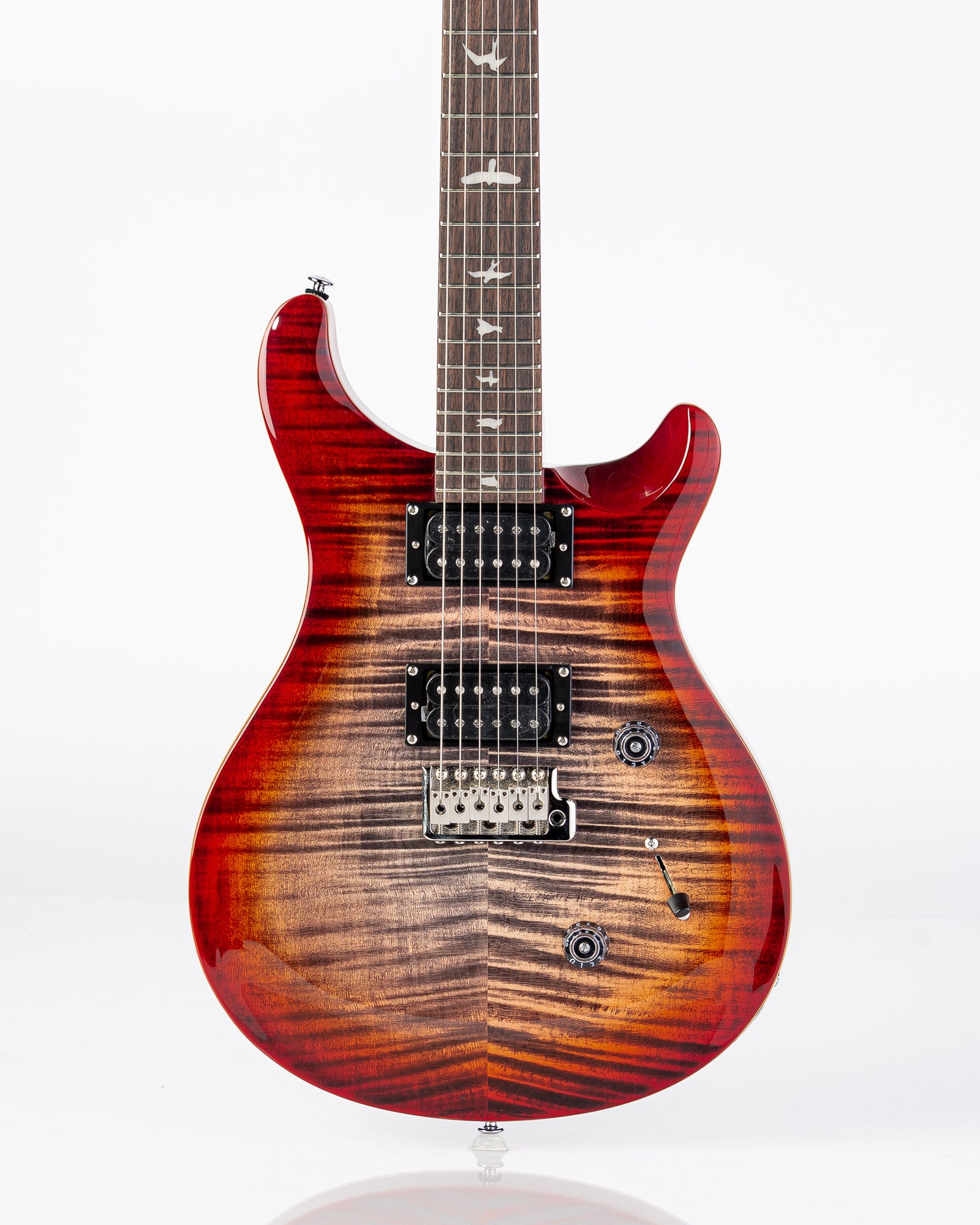 PRS SE Custom 24 Electric Guitar - Charcoal Cherry Burst