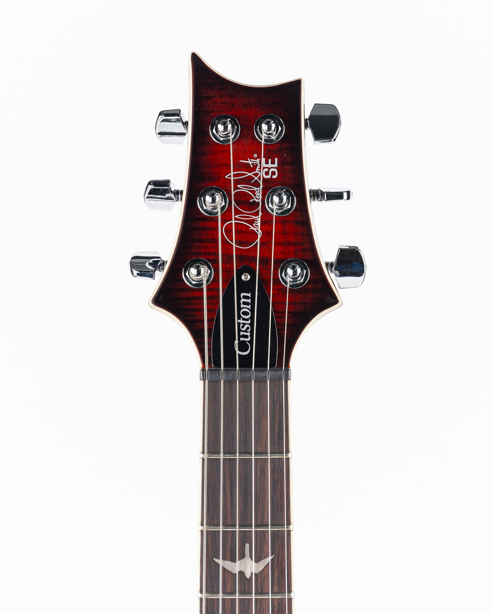 PRS SE Custom 24 Semi-Hollow Piezo Electric Guitar- Orange Tiger Smokeburst