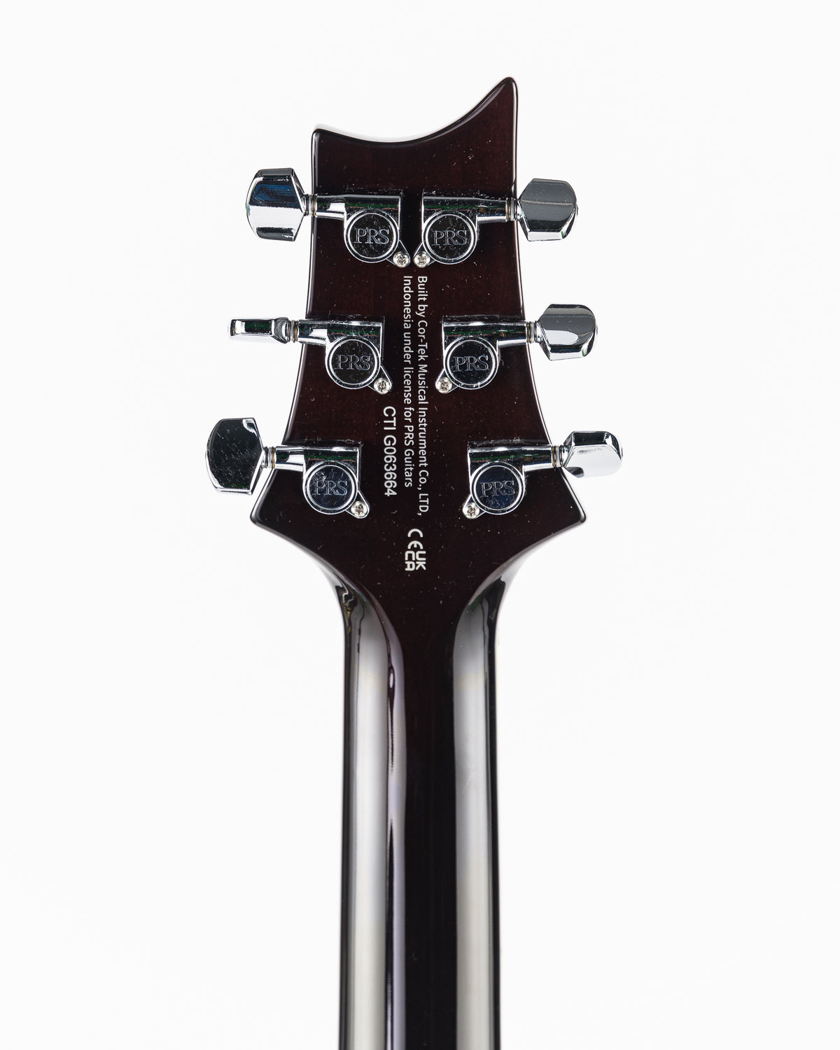 PRS SE Custom 24 Semi-Hollow Piezo Electric Guitar- Orange Tiger Smokeburst