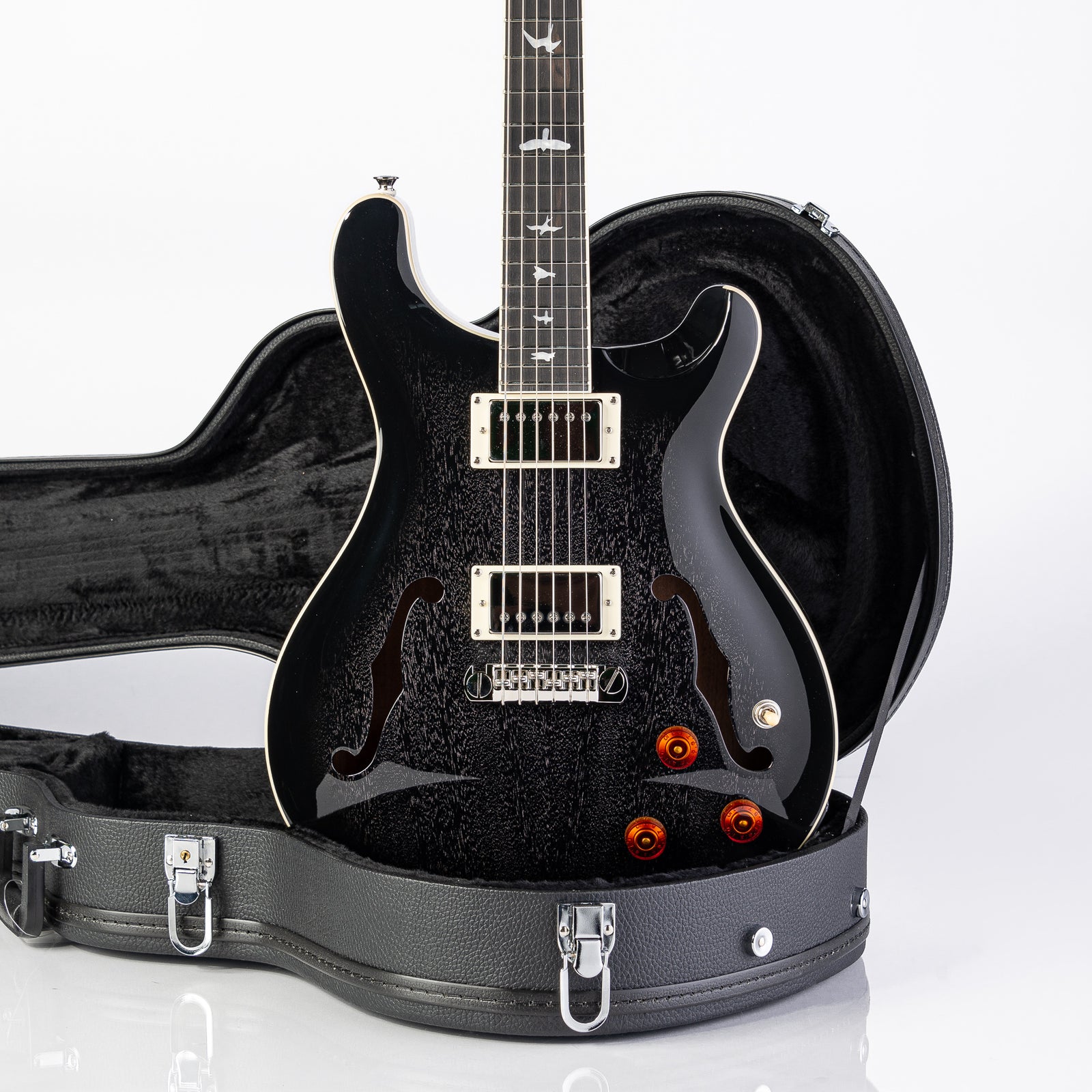 PRS SE Hollowbody Standard Piezo Electric Guitar - Dog Hair Smokeburst