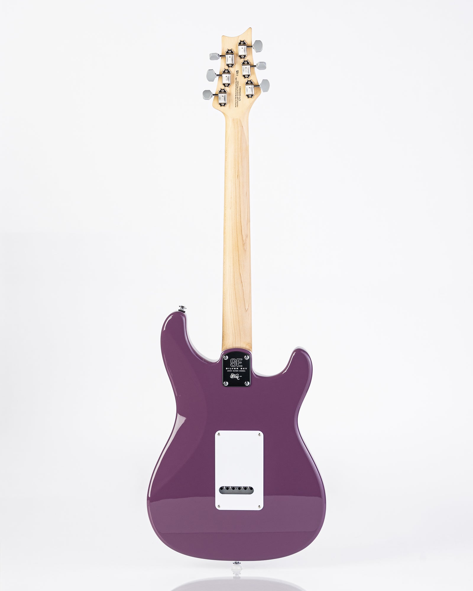 PRS SE Silver Sky Maple Left Handed - Summit Purple