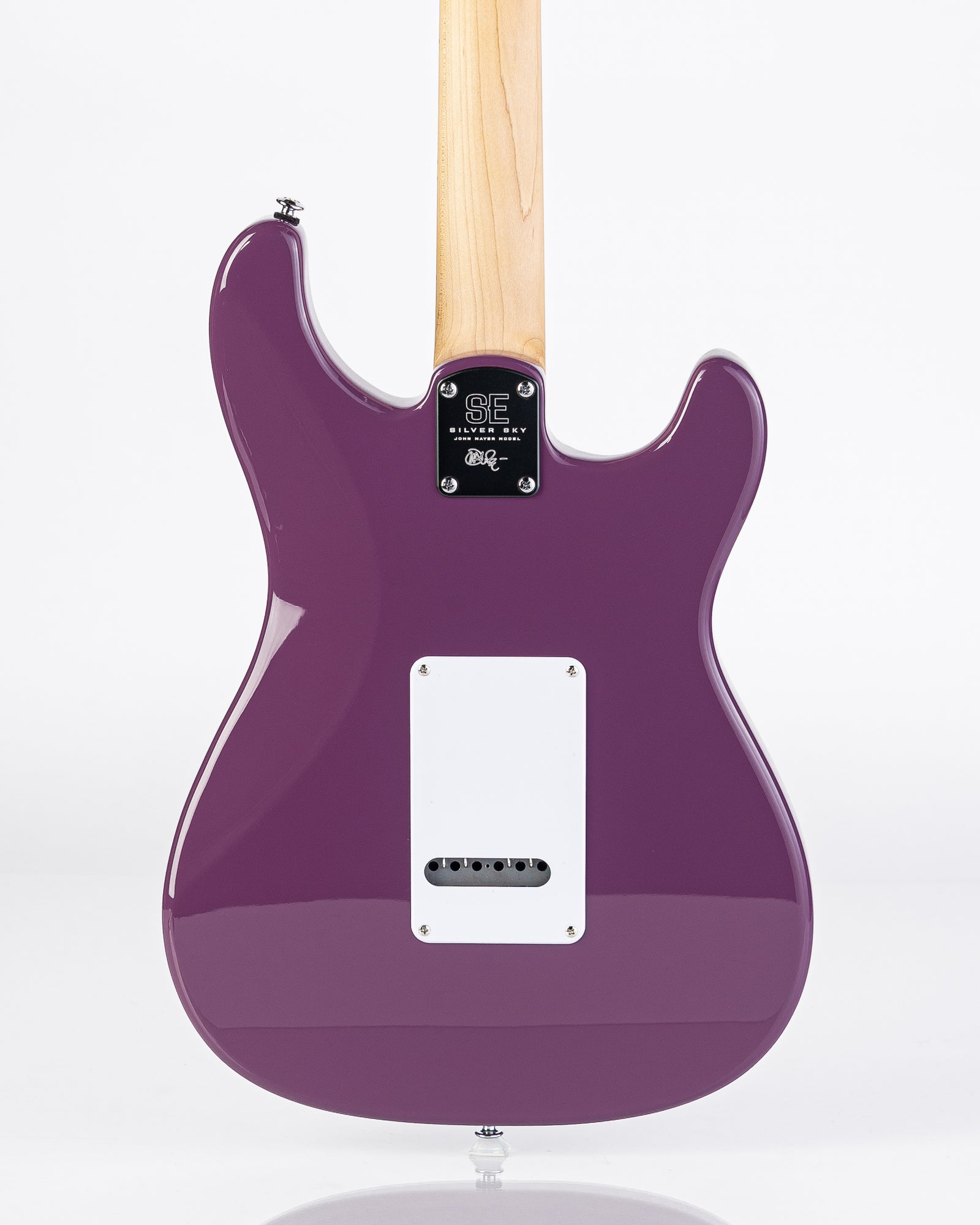 PRS SE Silver Sky Maple Left Handed - Summit Purple