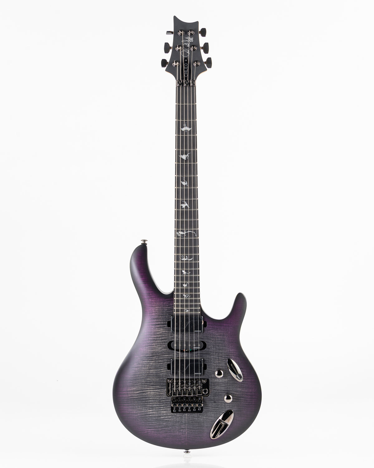 PRS SE Chleo Herman Li Signature Electric Guitar - Charcoal Purple Burst