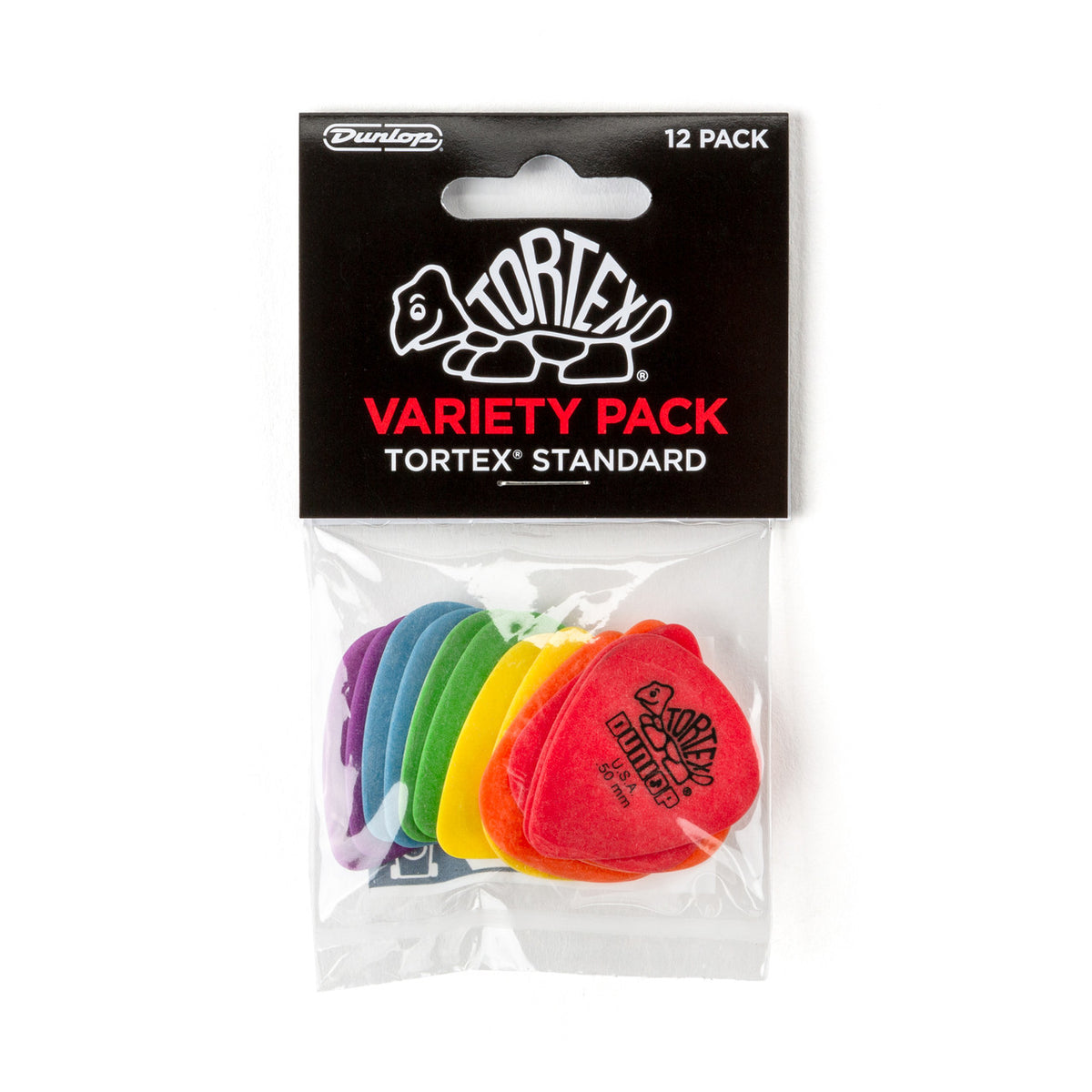 Dunlop PVP418 Tortex Standard Pick Variety Pack (12 Pack)