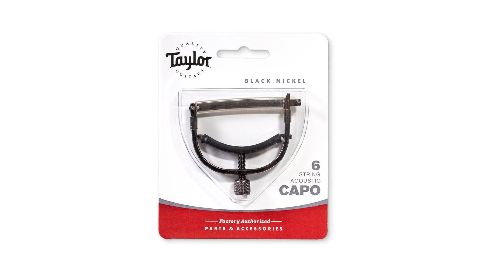Taylor Capo - 6 String - Black Nickel