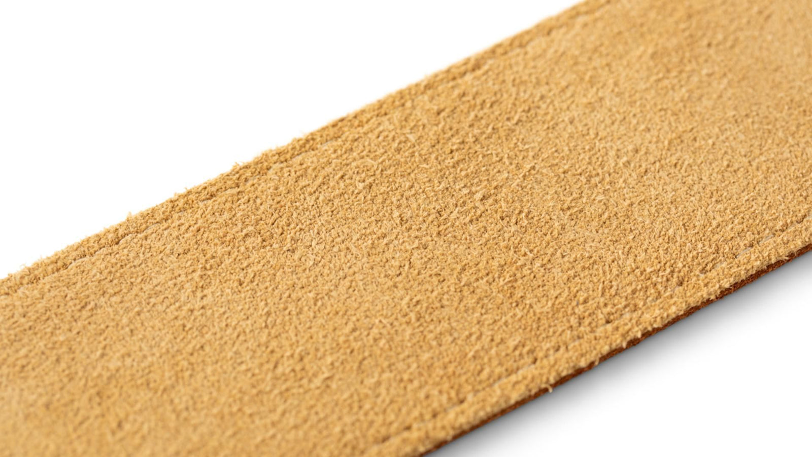 Taylor Leather Suede Back 2.5" Strap - Medium Brown