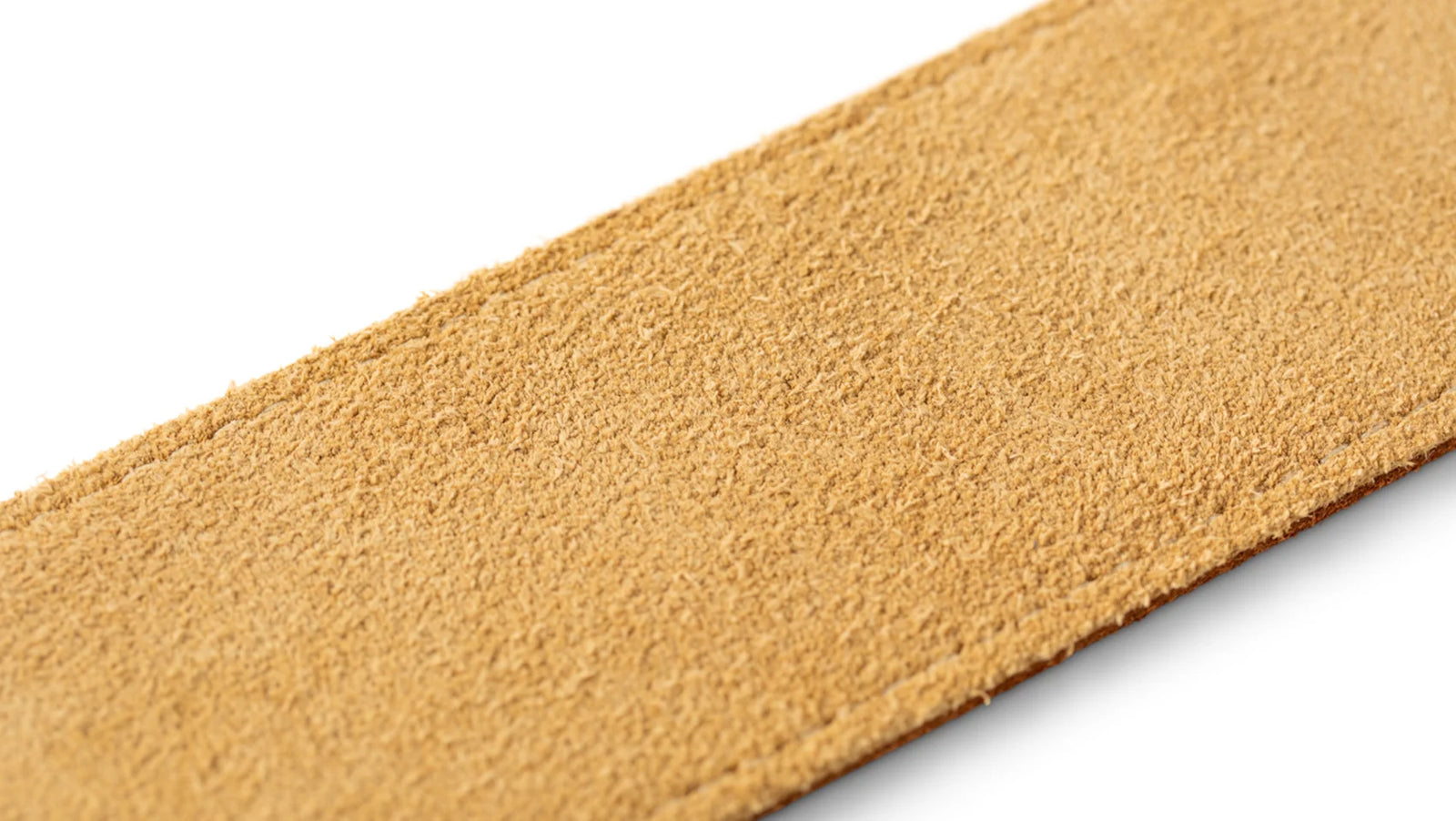 Taylor 2.5" Leather Guitar Strap - Suede Back Medium Brown
