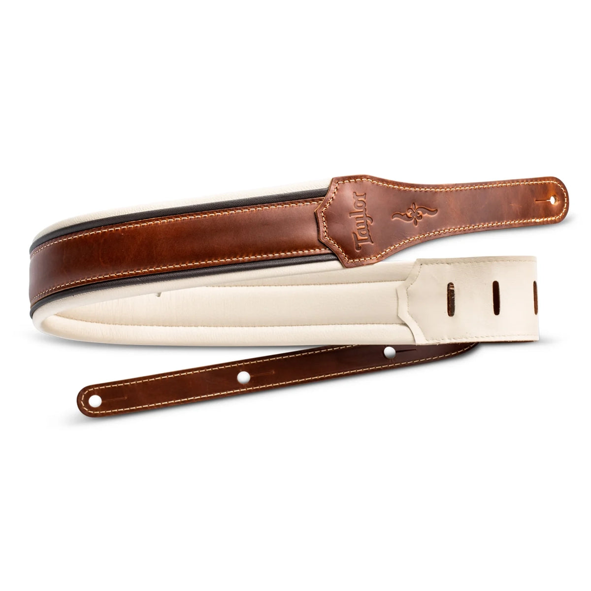 Taylor Renaissance 2.5" Leather Guitar Strap - Medium Brown