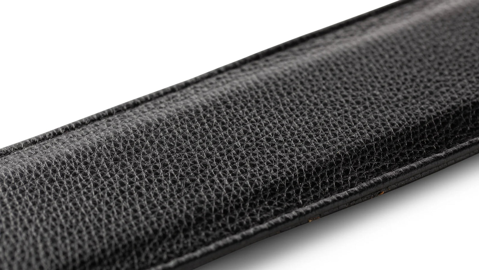 Taylor Nouveau 2.5" Embroidered Leather Guitar Strap - Black