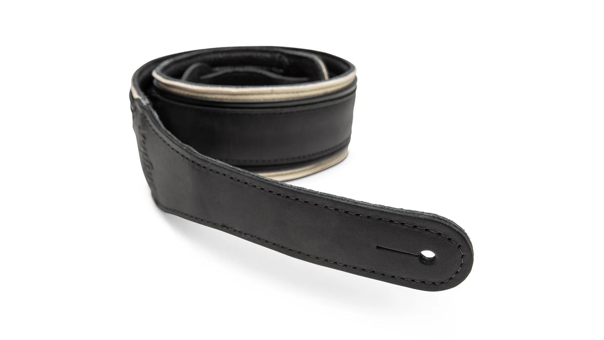 Taylor American Dream 2.5" Leather Guitar Strap - White/Black