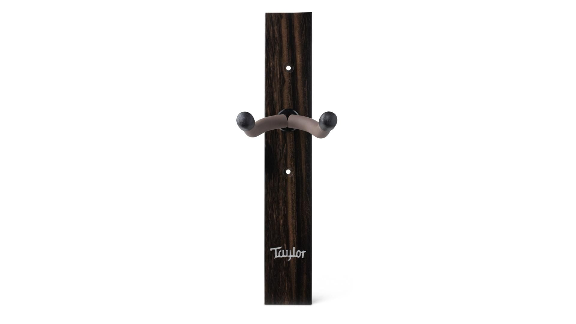 Taylor Guitar Wall Hanger - Ebony - Acrylic Logo Inlay