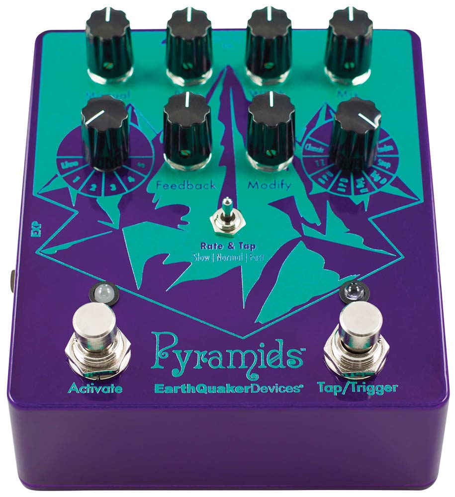 EarthQuaker Devices Pyramids Stereo Flanging Device Guitar Pedal