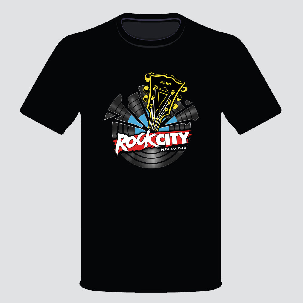Rock City Music Company Smash Logo Tee