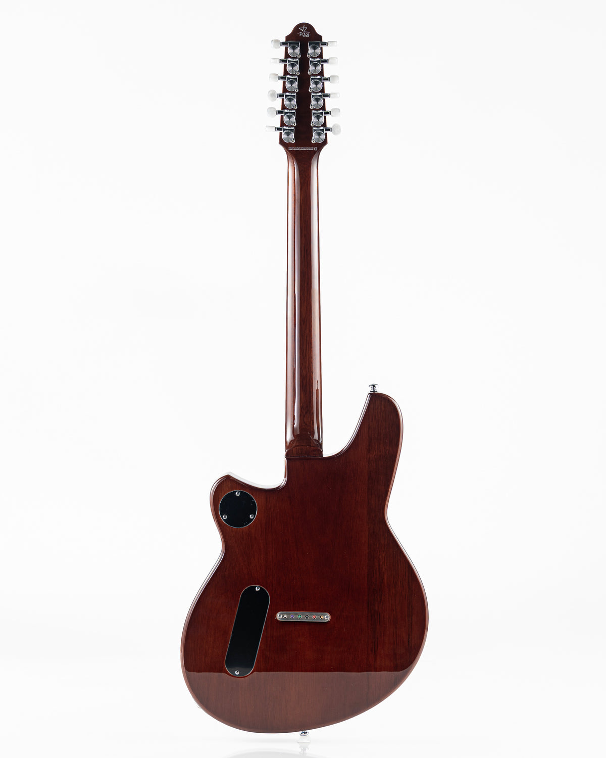 Reverend Bolt-On Series Airwave 12 Semi-Hollow Electric Guitar - Black Sparkle