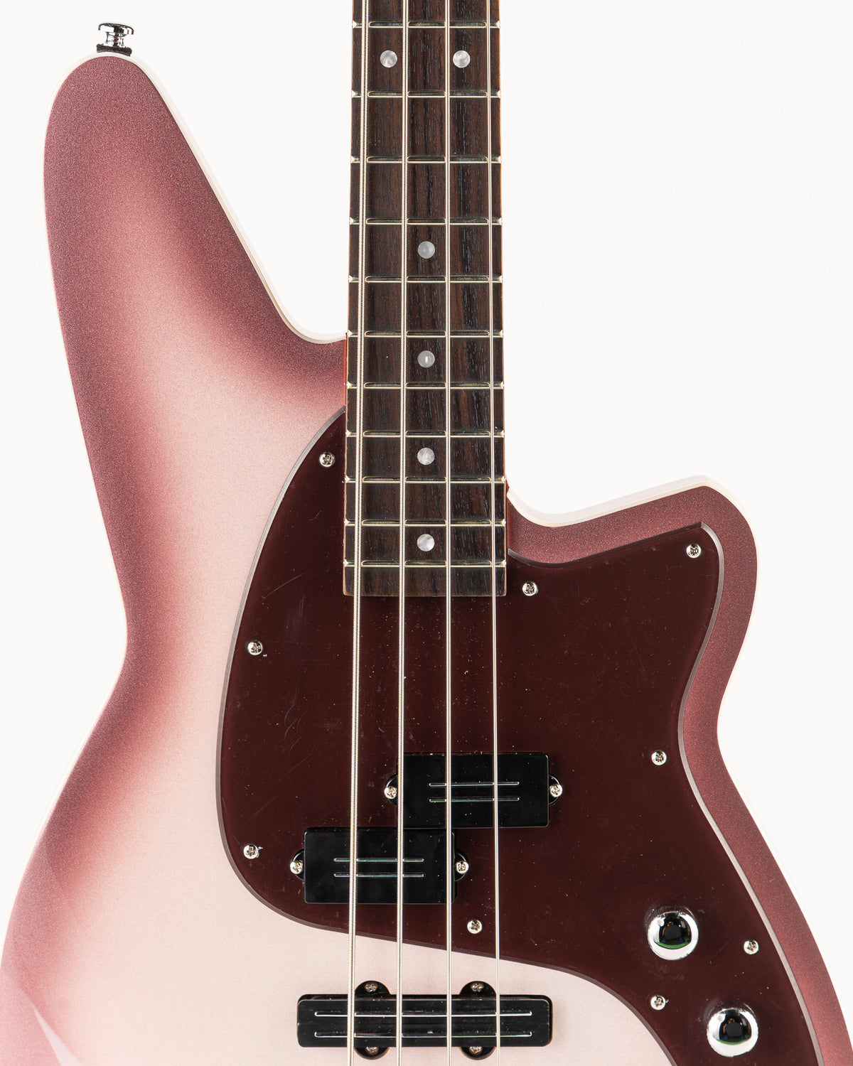 Reverend Bolt-On Series Decision P Electric Bass - Mulberry Pearl