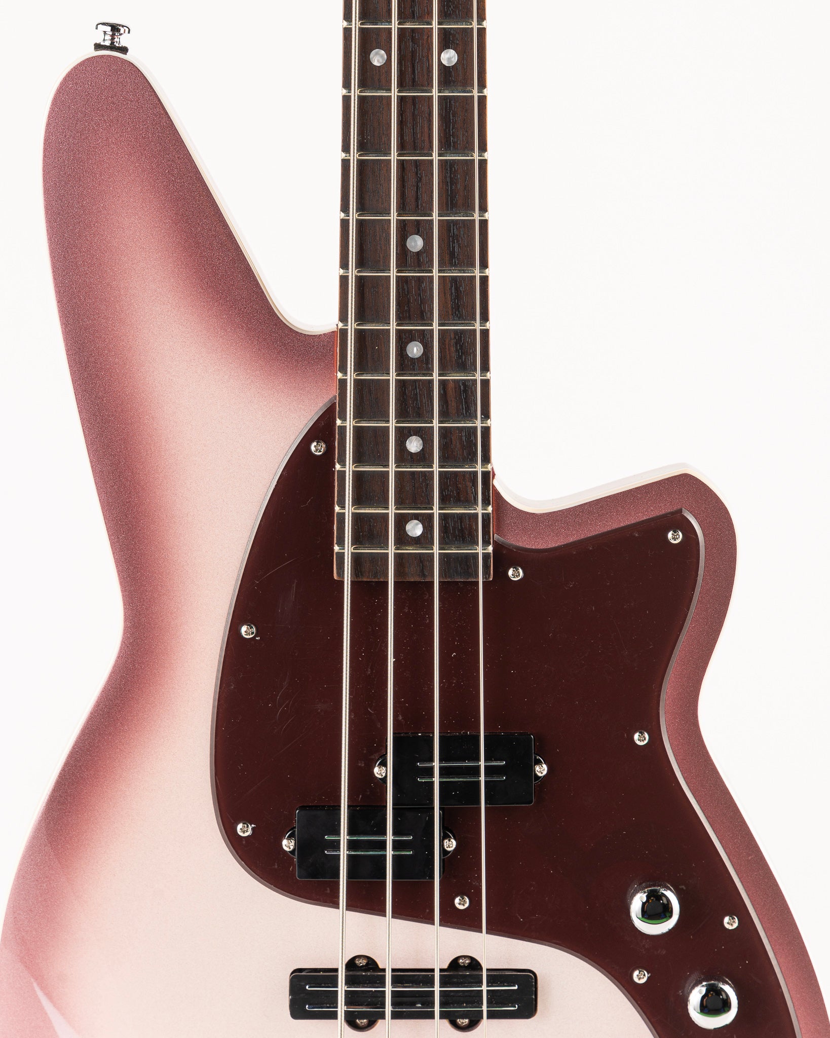 Reverend Bolt-On Series Decision P Electric Bass - Mulberry Pearl