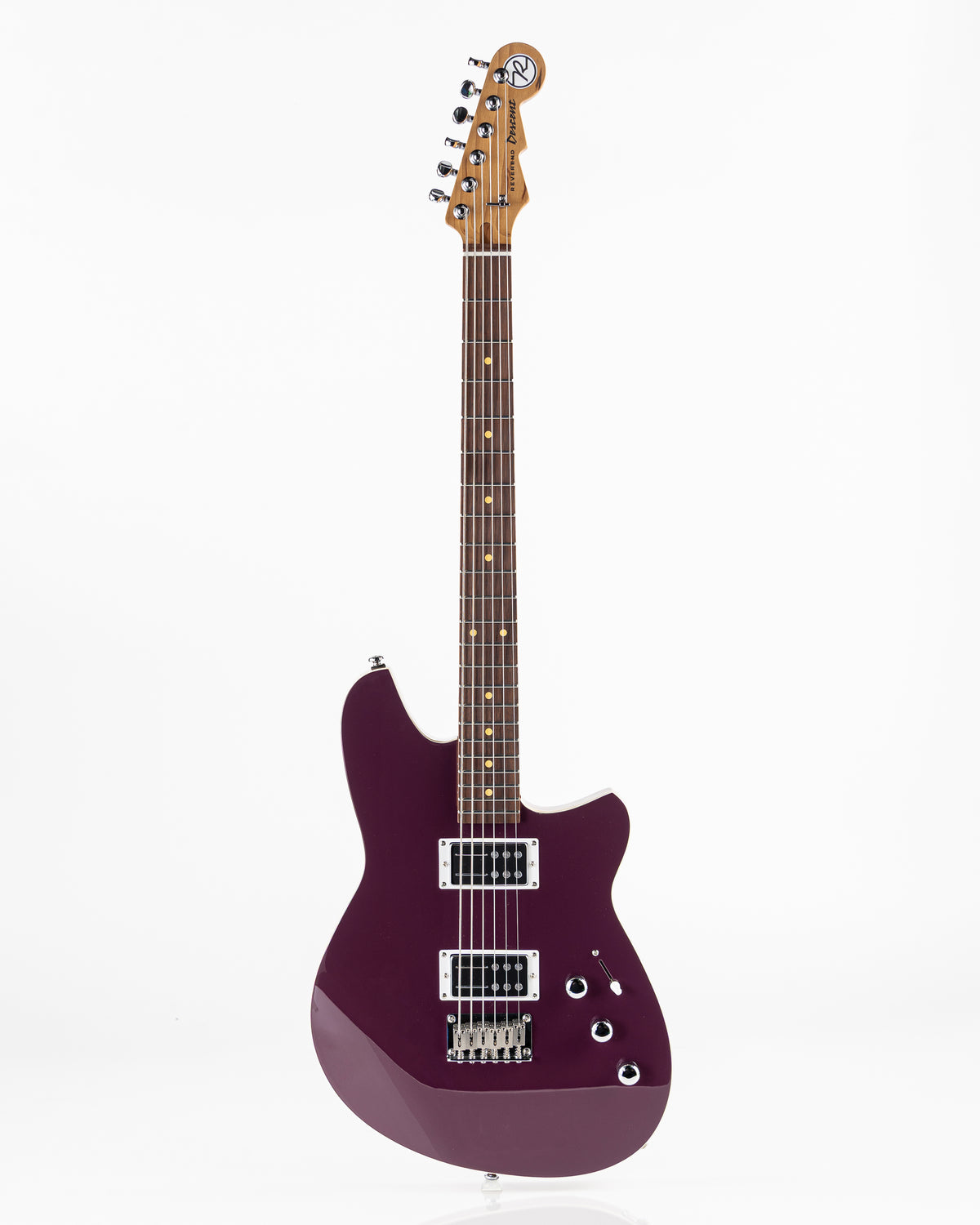 Reverend Bolt-On Series Descent Baritone Electric Guitar - Purple Punch