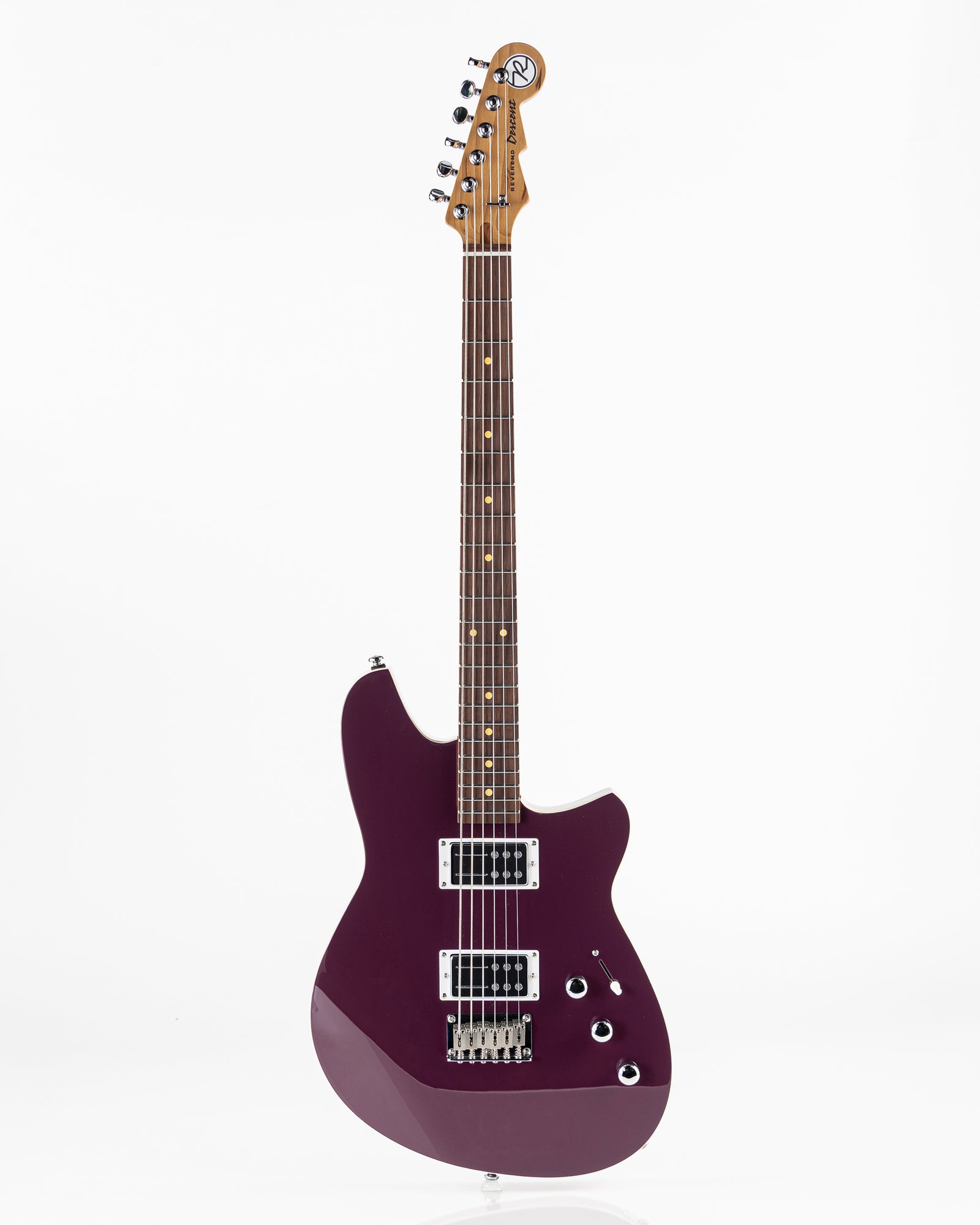 Reverend Bolt-On Series Descent Baritone Electric Guitar - Purple Punch