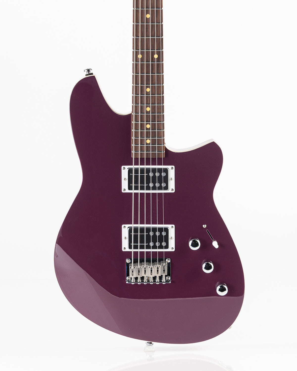Reverend Bolt-On Series Descent Baritone Electric Guitar - Purple Punch