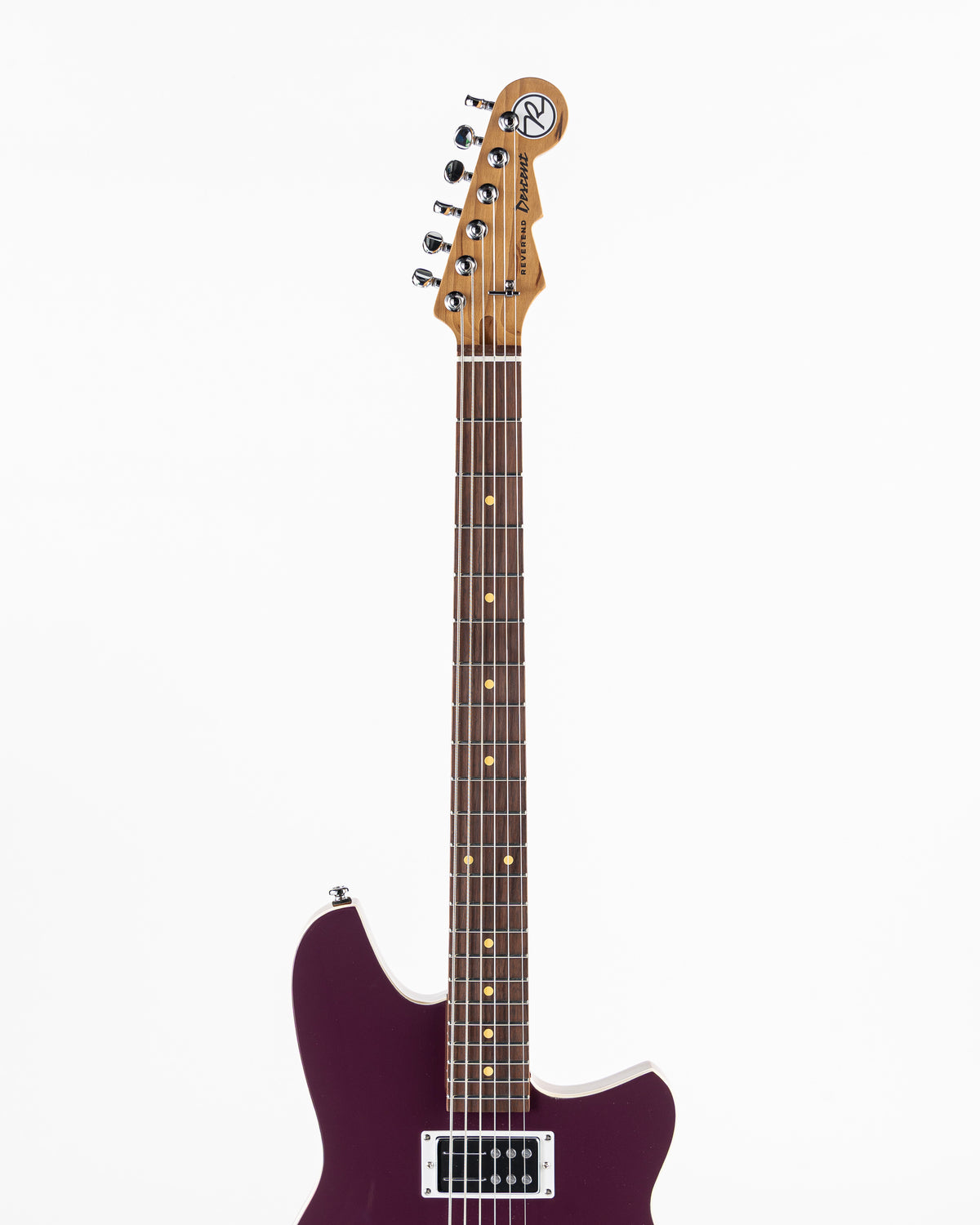 Reverend Bolt-On Series Descent Baritone Electric Guitar - Purple Punch