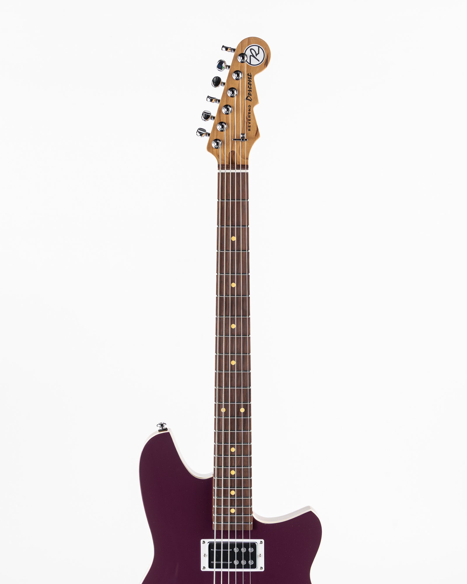 Reverend Bolt-On Series Descent Baritone Electric Guitar - Purple Punch